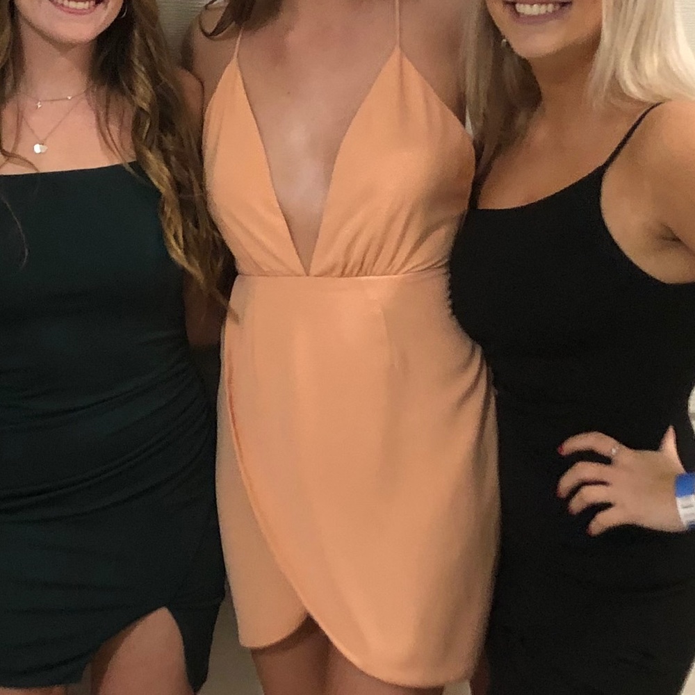 Revolve Low Cut Dress